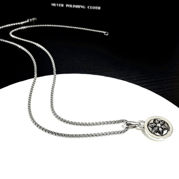 Chrome Hearts Black and Silver Pendant Necklace - Picture 6 of 6